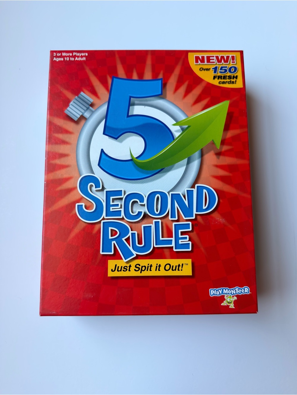 5 Second Rule Family Card Game - Red